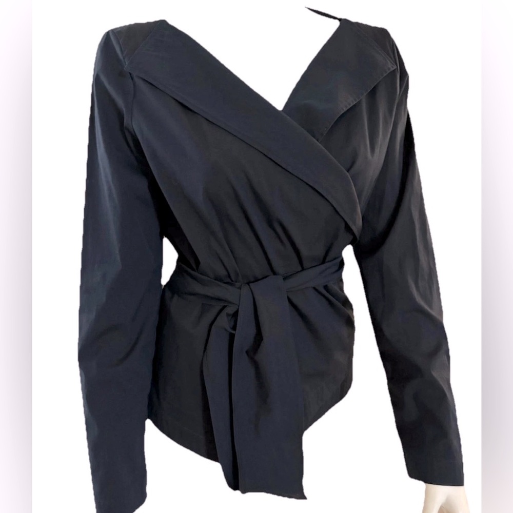 Escada women’s long sleeve wrap Blouse